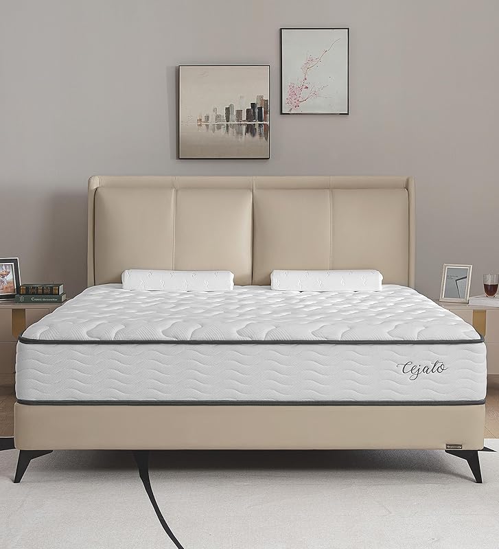 Cejato Individual Mattresses CertiPUR-US Certified Queen Size